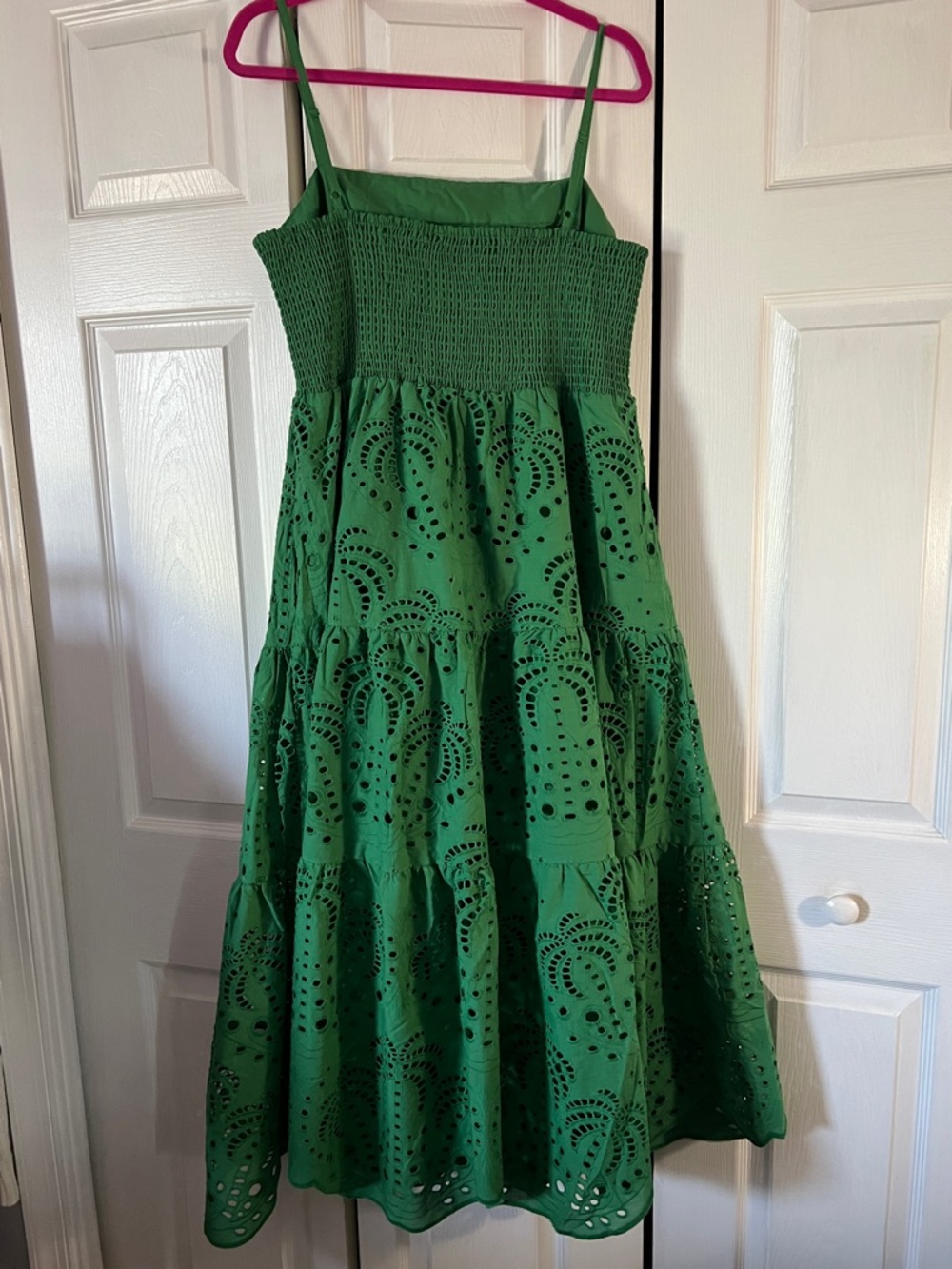 Calypso St. Barth Emerald Green Smocked Dress - Picture 8 of 13